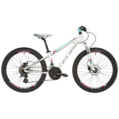 Mountain Bike CUBE KID 240 DISC GIRL 24" Blanco/Azul/Rosa 0